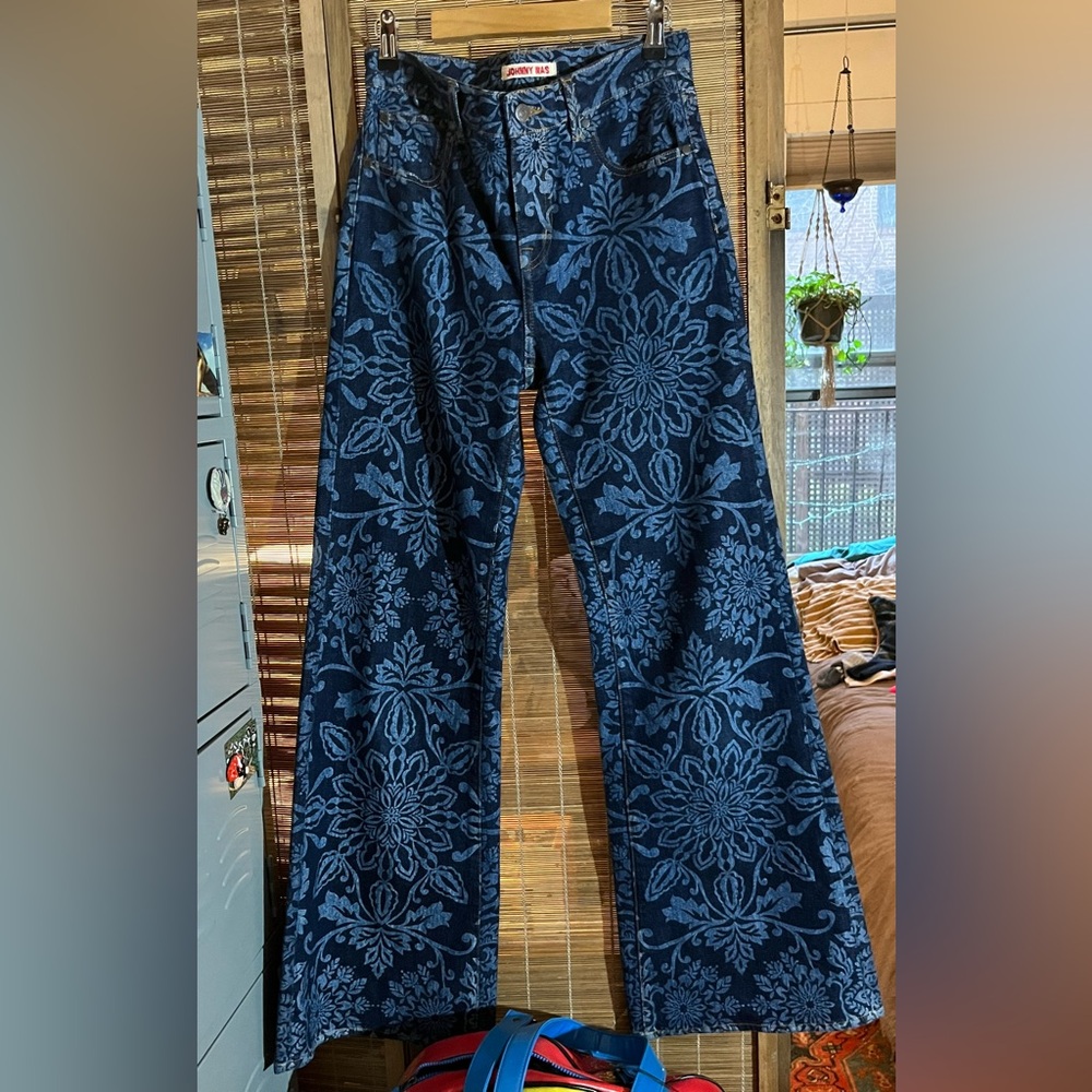 Johnny Was - Paisley flare wide leg jeans